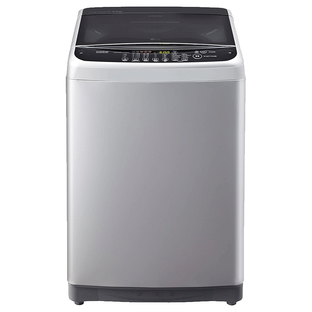 LG 6.5 kg Fully Automatic Top Loading Washing Machine (T7581NEDL1, Silver)_1