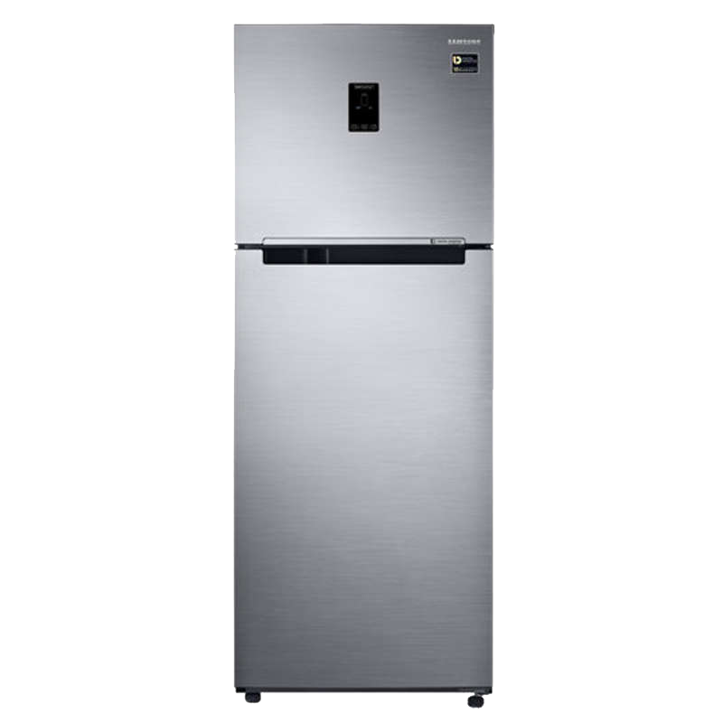 

Samsung 415 Liters 2 Star Frost Free Double Door Inverter Refrigerator (RT42M5538S8/TL, Elegant Inox), No color