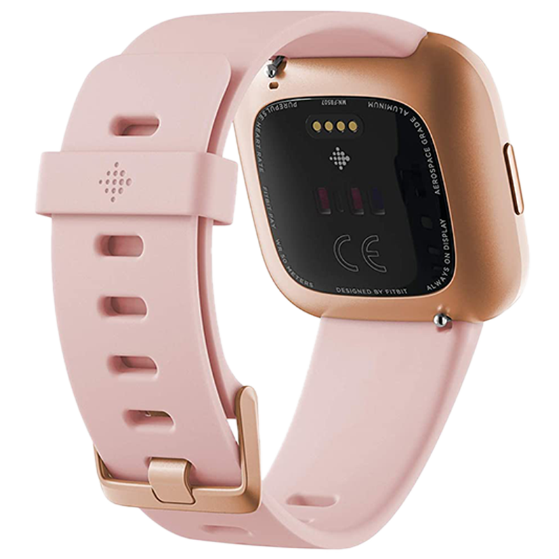 Fitbit Versa 2 Smartwatch (Color AMOLED Touchscreen Display, FB507RGPK, Copper Rose/Petal, Elastomer Band)_2