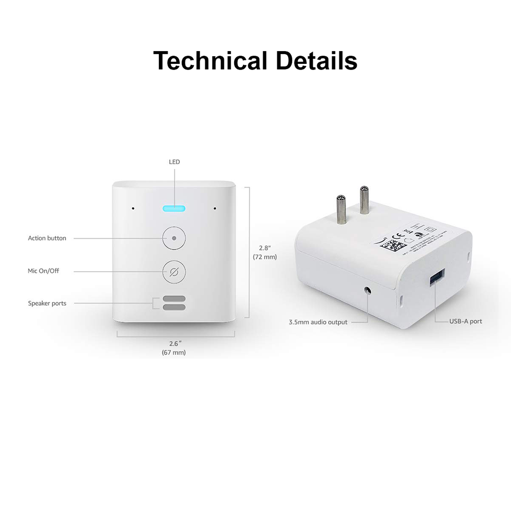 Buy  Echo Flex Smart Plug (B07PDJ9JBK, White) Online - Croma