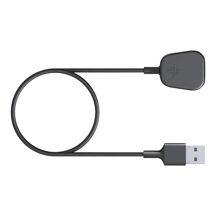 

Fitbit USB (Type-A) Charging Cable (FB168RCC, Black), No color