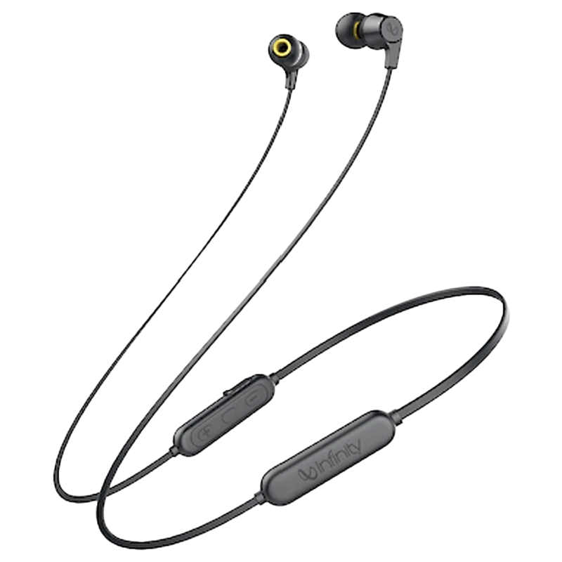 

Infinity In-Ear Bluetooth Earphones with Mic (Tranz 300, Black), No color