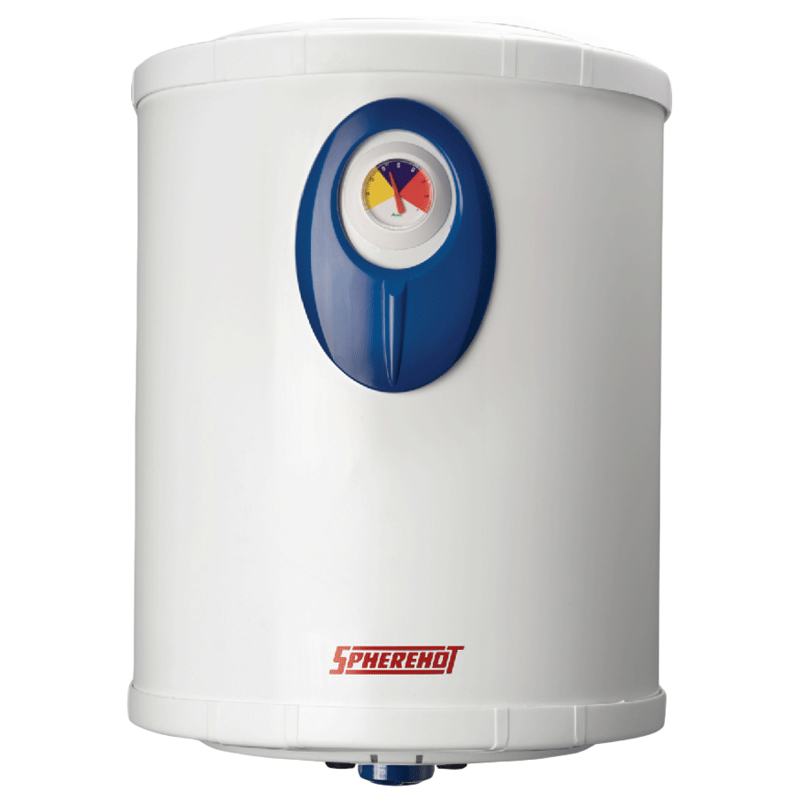 

Spherehot Cylendro PGL DLX 25 Litres Storage Water Geyser (2000 Watts, SWCP003, White), No color