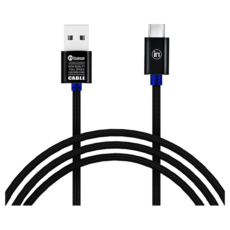 

Inbase Micro USB to USB 2.1 A Charging Cable (Braidedmicro, Black), No color