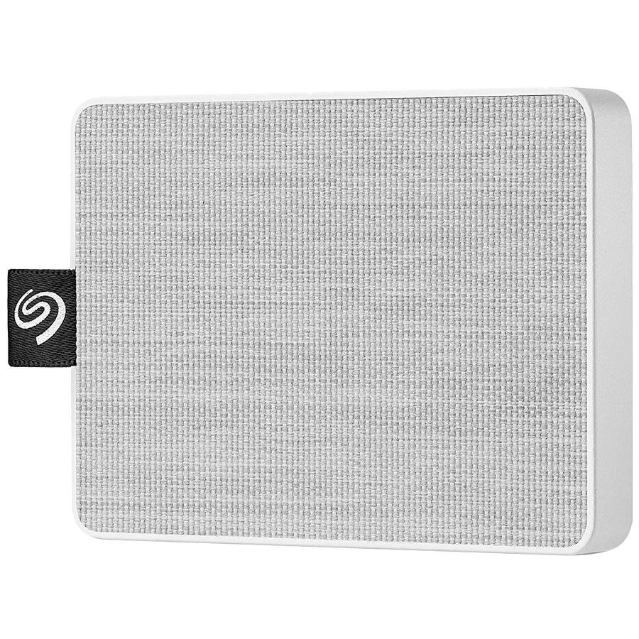 

SEAGATE One Touch 500GB USB 3.0 Solid State Drive (400 Mbps Read Speed, STJE500402, White), No color