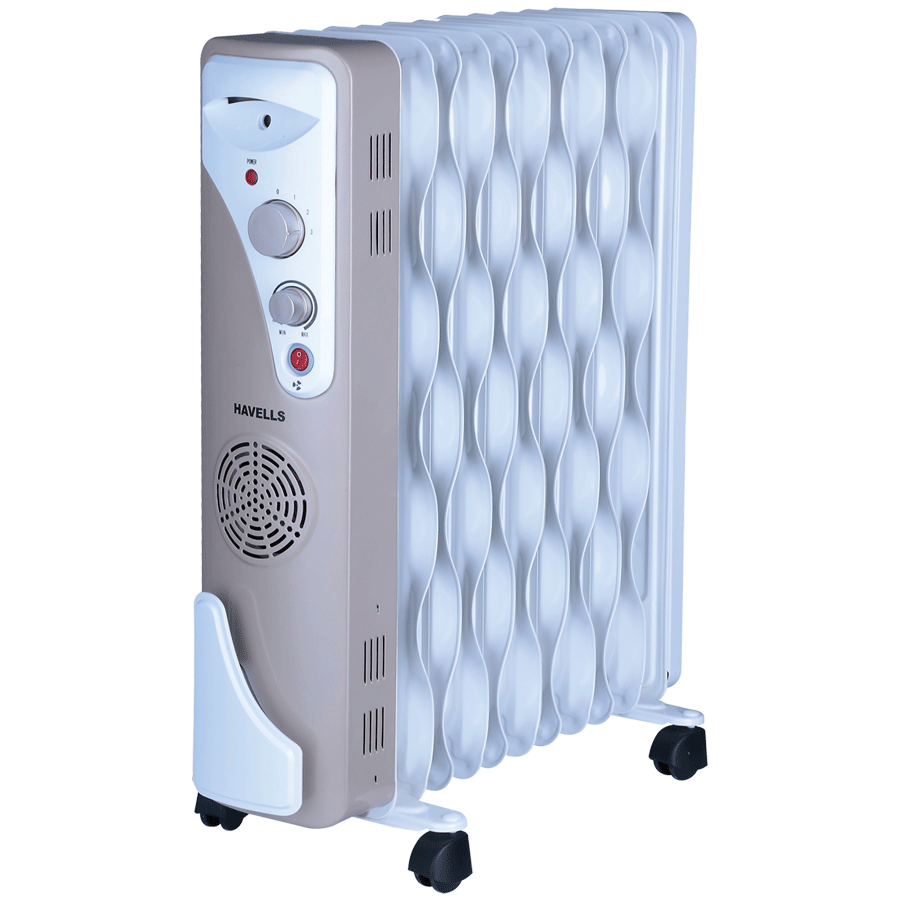 Havells OFR 11 Wave Fins 2900 Watts PTC Fan Oil Filled Room Heater (3 Step Speed Control, GHROFADC290, White)_1