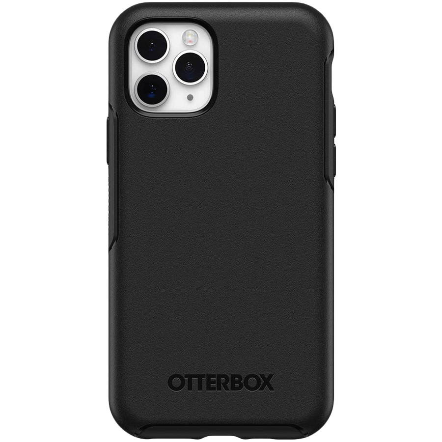 

OtterBox Symmetry Polycarbonate Back Case Cover for Apple iPhone 11 Pro (77-62529, Black), No color