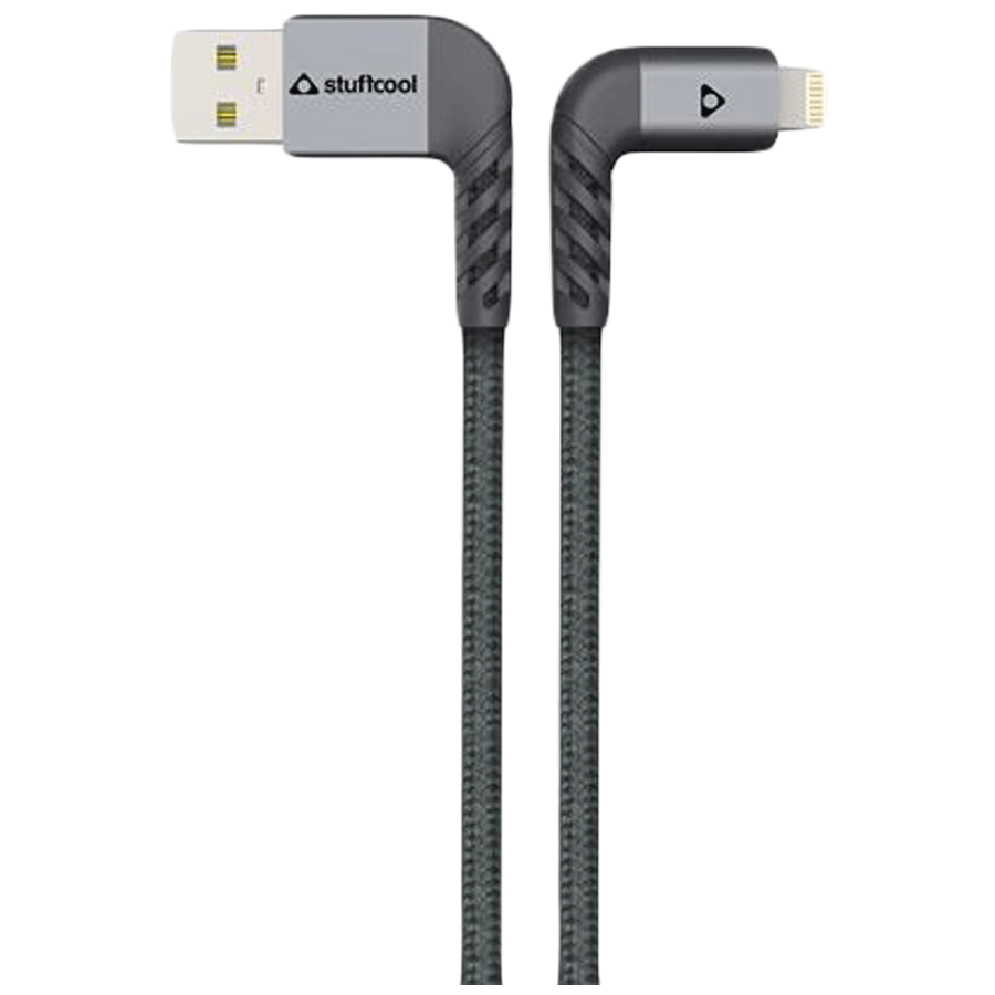 

Stuffcool 1.2 Meter USB (Type-A) to Lightning Power/Charging USB Cable (For iPhones/iPads/iPods, LGFNS4-GRY, Grey), No color