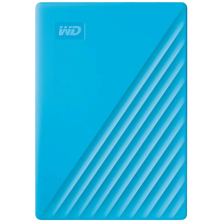 Western Digital My Passport 4TB USB 3.2 Hard Disk Drive (WDBPKJ0040BBL-WESN, Blue)