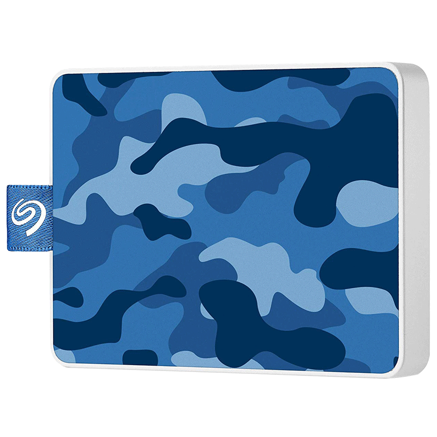 

Seagate One Touch 500GB USB 3.0 Hard Disk Drive (STJE500406, Blue), No color
