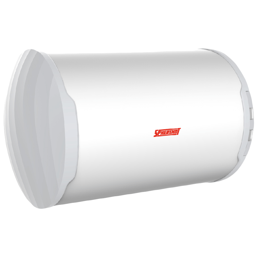 

Spherehot LHS 25 Litres Horizontal Storage Water Geyser (SWCC006, White), No color