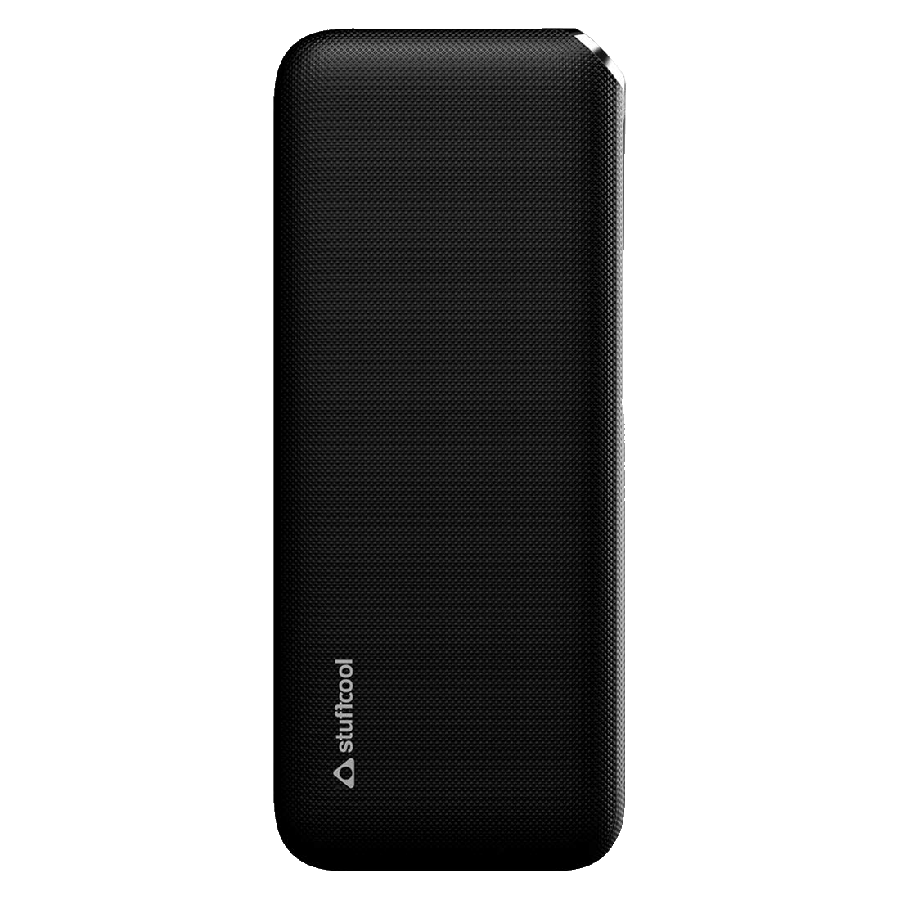 

Stuffcool 10000 mAh Power Bank (PB-999 BLK, Black), No color