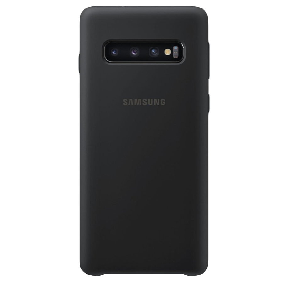 

Samsung Galaxy S10 Silicone Back Case Cover (EF-PG973TBEGIN, Black), No color
