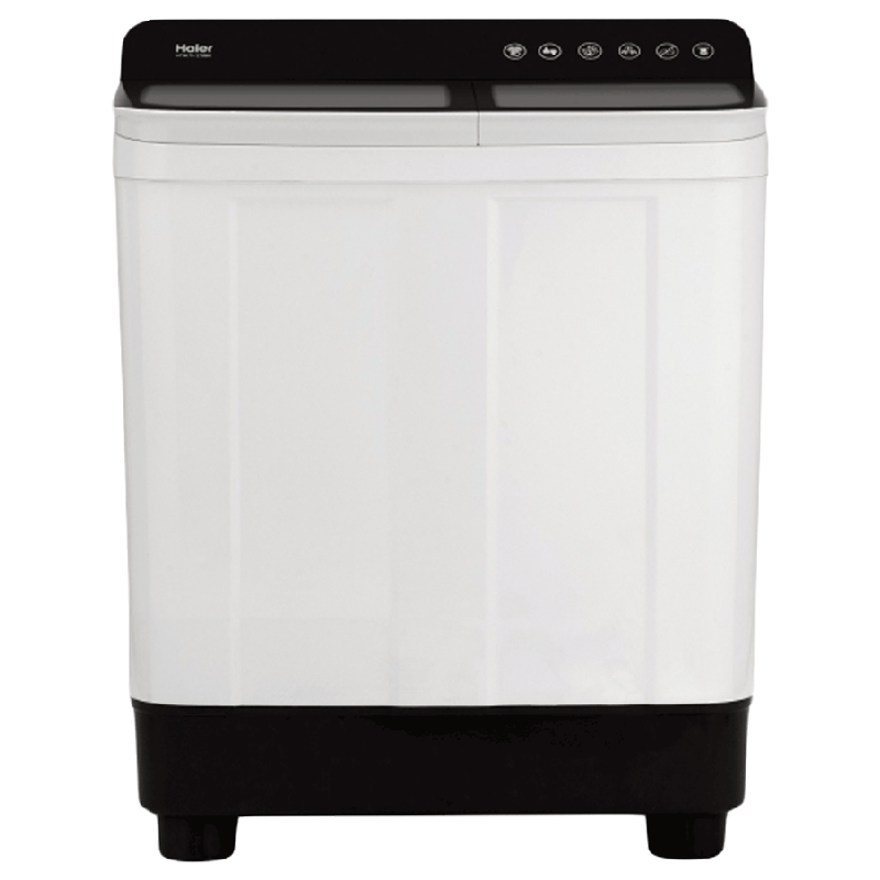 Haier 7 kg Semi Automatic Top Load Washing Machine (Vortex Pulsator, HTW70-178BK, Black/Dark Grey)_1