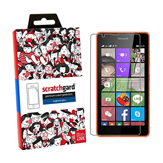 Scratchgard Tempered Glass Screen Protector for Nokia Lumia 540 (Clear)_1