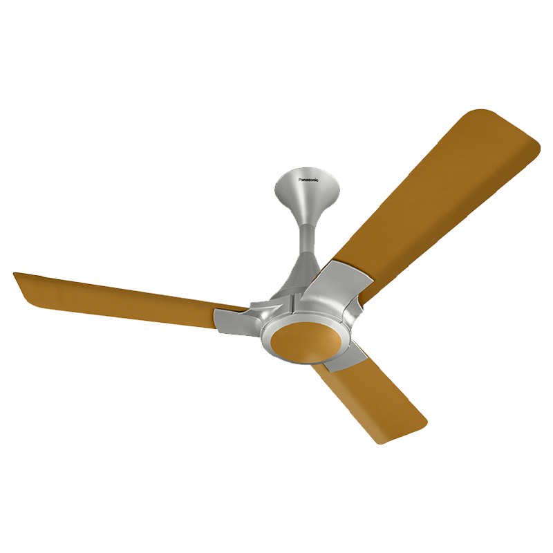 

Panasonic 12XAA 120cm Sweep 3 Blade Ceiling Fan (High Speed Motor, 13239BG, Brown/Gold), No color