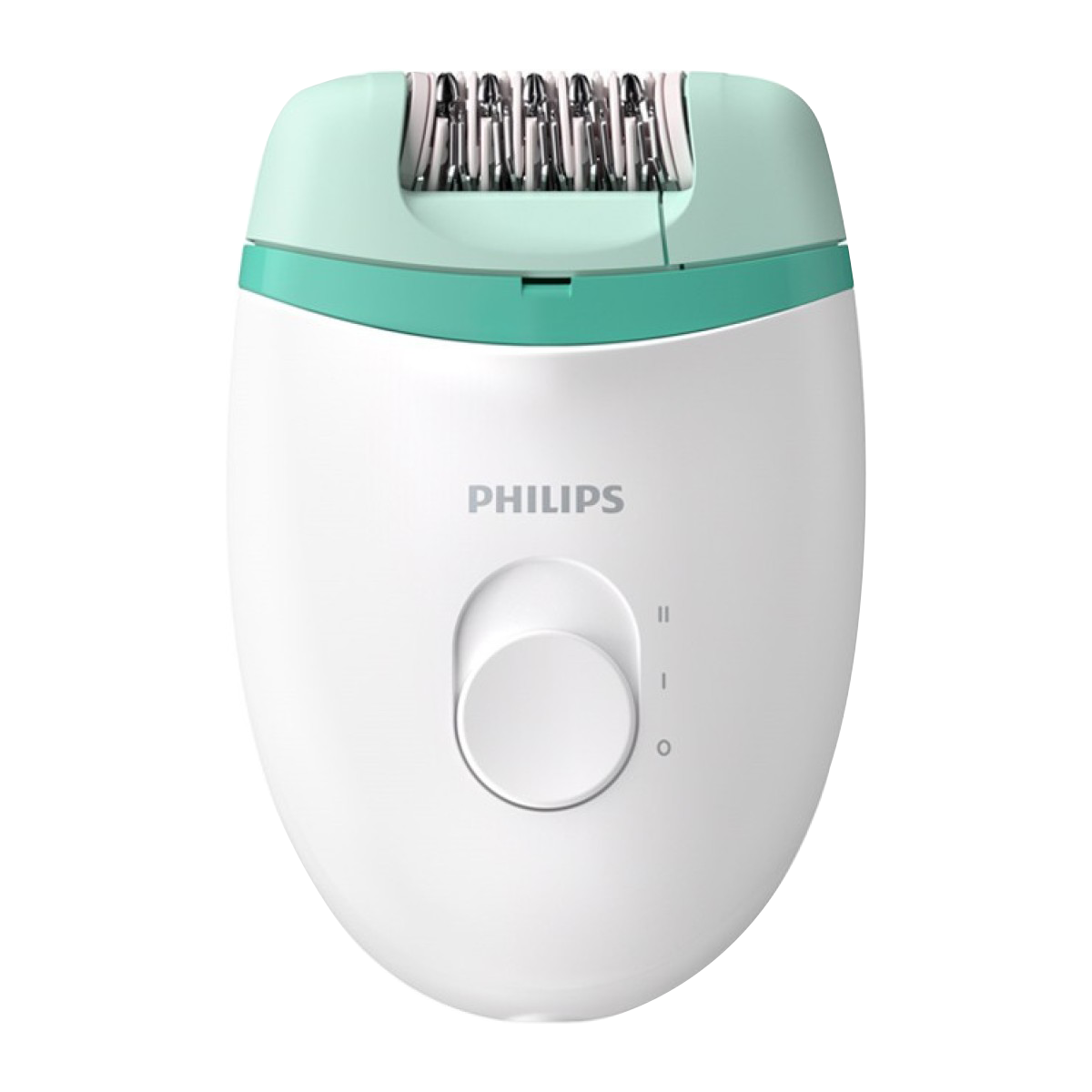 Philips Satinelle Essential Corded Epilator (Compact, BRE245/00, White/Green)