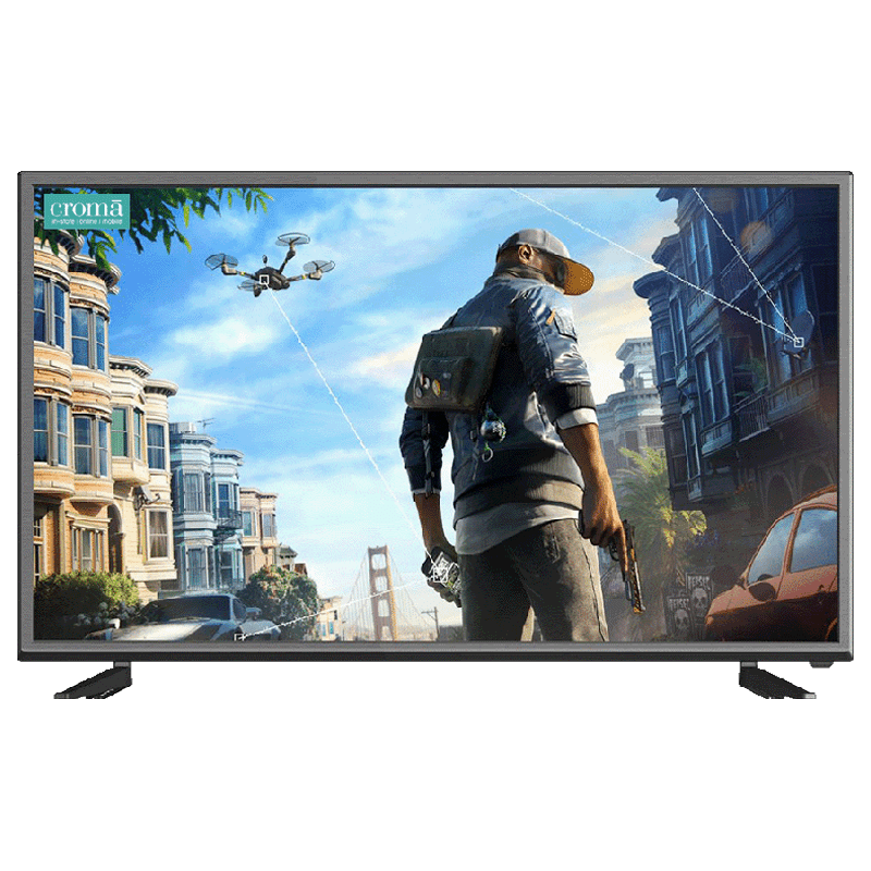 Croma 101.60 cm (40 inch) Full HD LED Smart TV (EL7351, Black) 3 Years Warranty_1