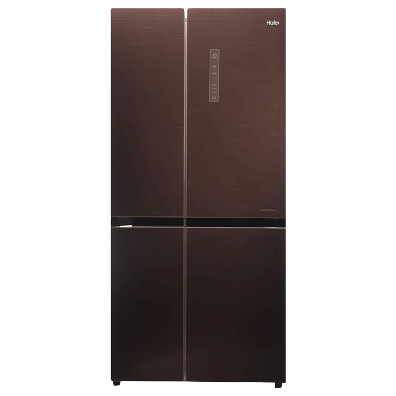 Haier 531 Litres Frost Free Inverter Side-by-Side Door Refrigerator (Dual Humidity Zone, HRB-550CG, Chocolate)_1