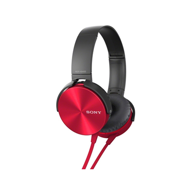 Sony Extra Bass MDR-XB450AP Headphone (Red)_3