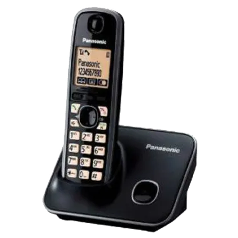 Panasonic Digital Cordless Phone (KX-TG3711SX, Black)_1