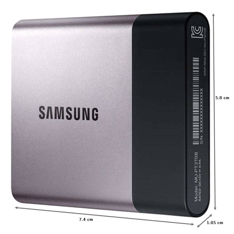 Read up to 500MB/s & Write up to 450MB/s Kootion External SSD 250GB Portable SSD High-Speed Solid State Drive 