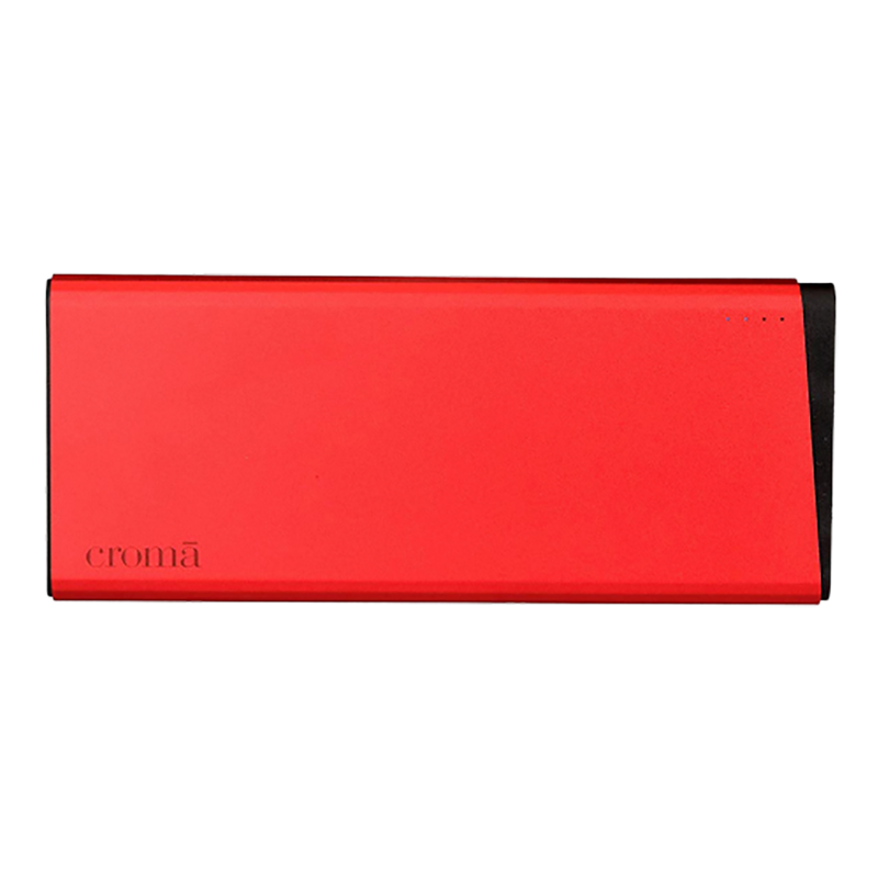 

Croma 5000 mAh Power Bank (CA0076 EPU55, Red), No color