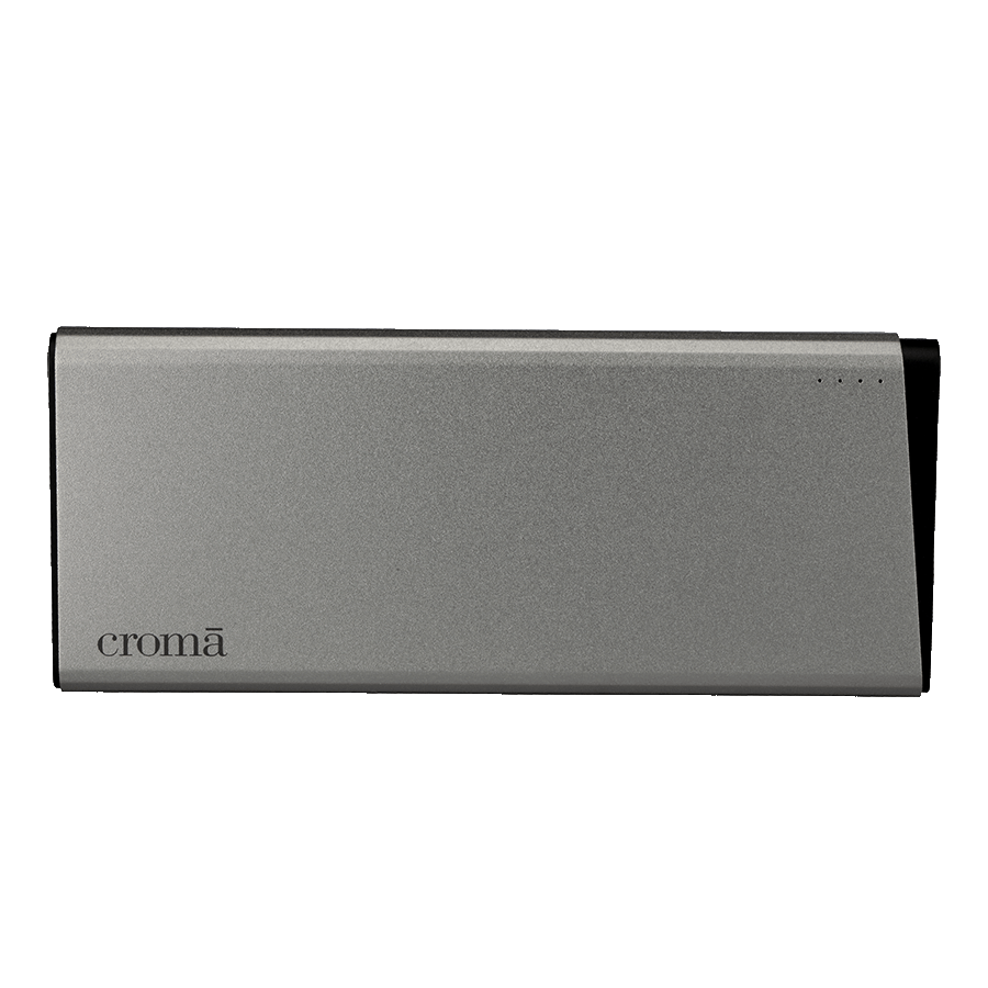 

Croma 5000 mAh Power Bank (CA0076 EPU55, Grey), No color