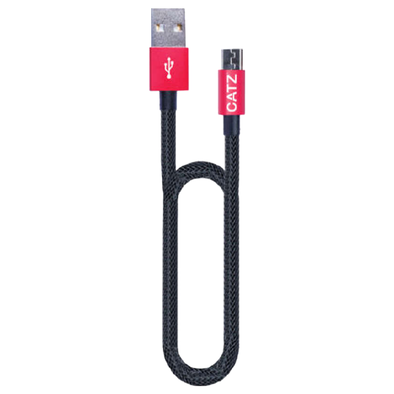 

Catz 100 cm USB (Type-A) to Micro USB Cable (CZ-MU-SV-1M, Silver), No color