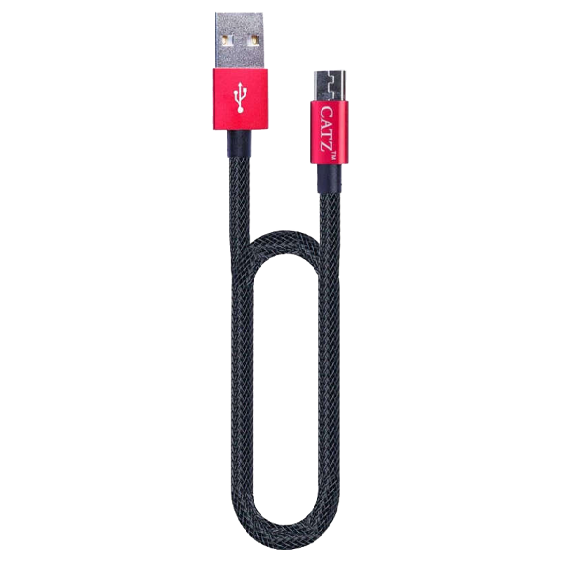 

Catz 100 cm USB (Type-A) to Micro USB Cable (CZ-MU-BL-1M, Black), No color