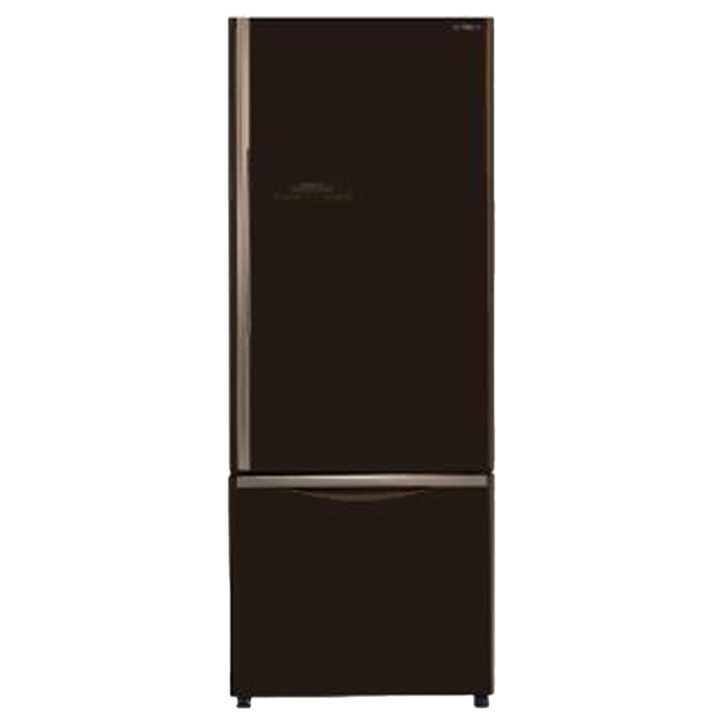 

Hitachi 466 Litres 2 Star Frost Free Inverter Double Door Refrigerator (Bottom Mount, Selected Mode Compartment, R-B500PND6-GBW, Glass Brown), No color