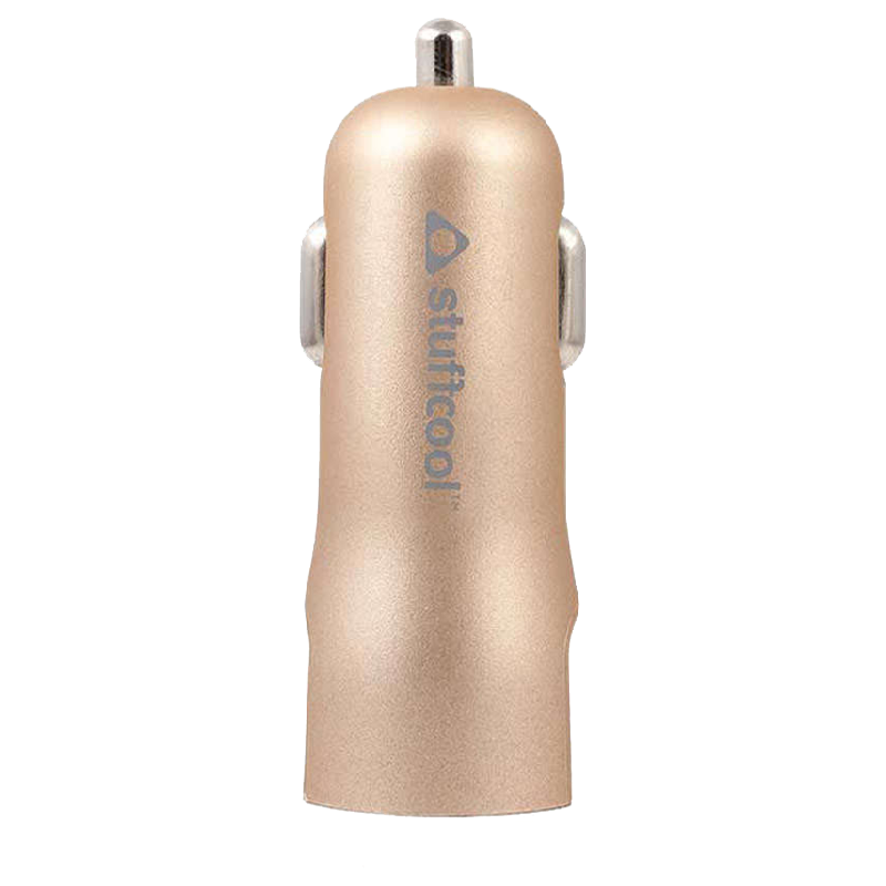 

Stuffcool Colt 4.8 Amp Dual USB Car Charging Adapter (COLT48-GLD, Gold), No color