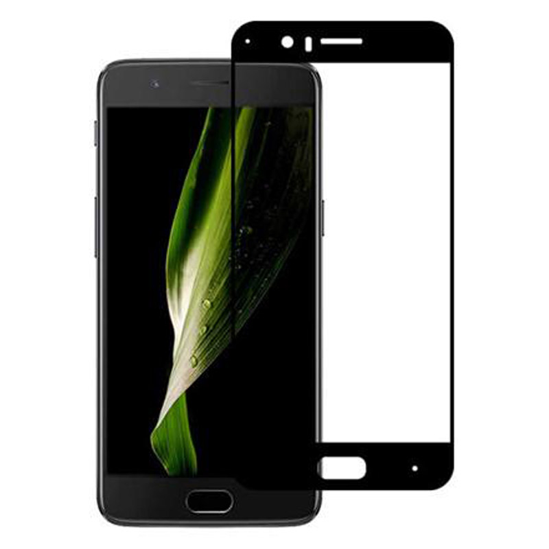 

Stuffcool Mighty 2.5D Tempered Glass Screen Protector for OnePlus 5 (MGGP25DOPLUS5, Black), No color