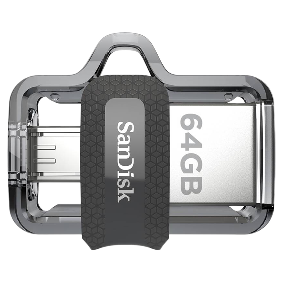 SanDisk - Sandisk Ultra 64GB USB 3.0 Dual OTG Drive (SDDD3-064G-I35, Silver)