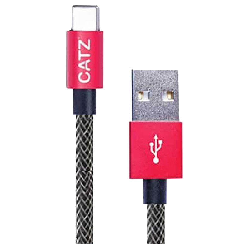 

Catz Rugged 200 cm USB (Type-A) to USB 3.0 (Type-C) Cable (CZ-U3C-SV-2M, Silver), No color