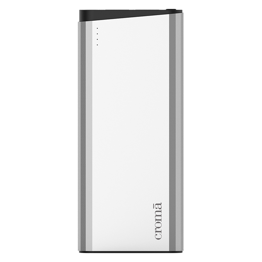 

Croma 5000 mAh Power Bank (CA0076 EPU55, Silver), No color
