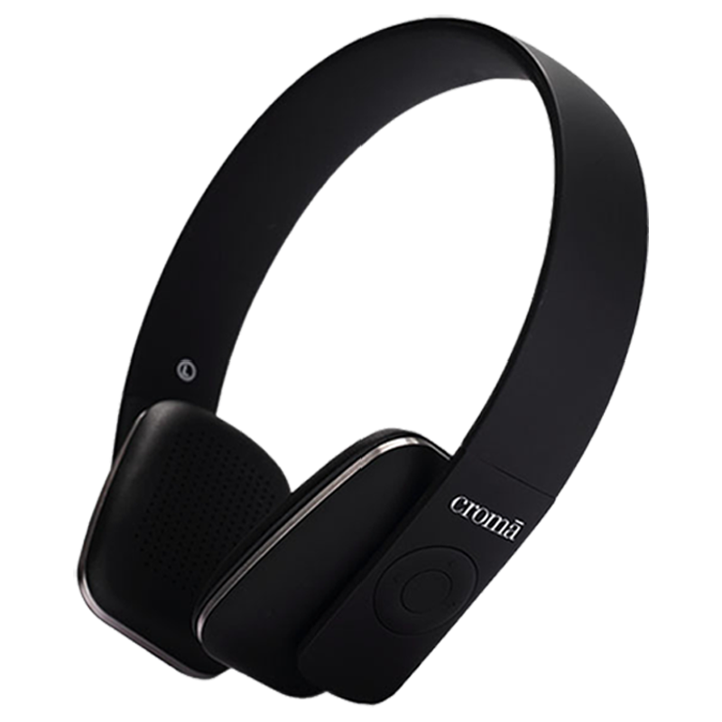 

Croma On-Ear Wireless Headphones (CREA4210 H2A, Black), No color