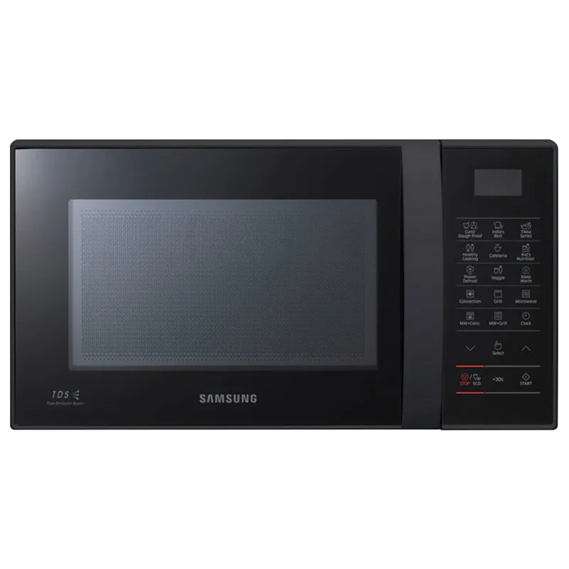 

Samsung 21 Litres Convection Microwave Oven (Touch Control, CE76JD-MB/TL, Black), No color