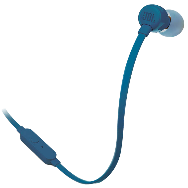 JBL Tune 110 JBLT110BLU In-Ear Wired Earphone with Mic (JBL Pure Bass sound, Blue)_1
