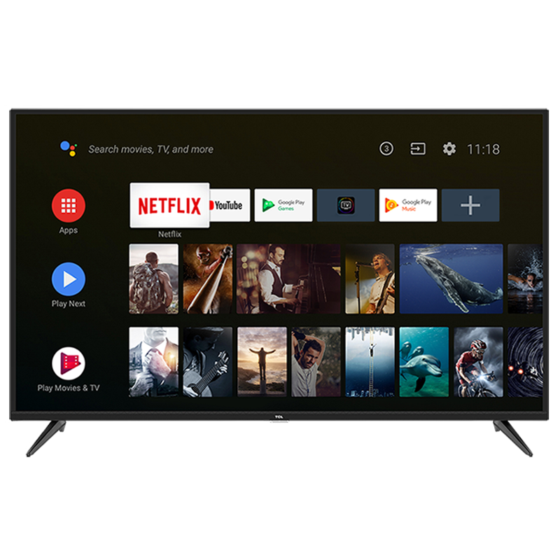 TCL 108 Cm (43 Inch) Ultra HD Android TV (43P8B, Black)_1