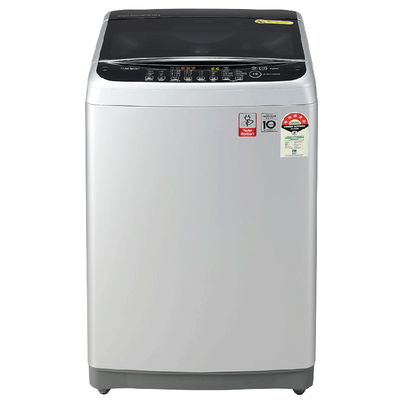 LG 8 Kg 5 Star Fully Automatic Top Loading Washing Machine (T80SJFS1Z, Free Silver)_1