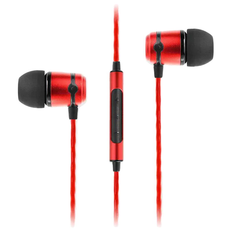 Soundmagic E50C In-Ear Wired Earphones with Mic (Red)_1