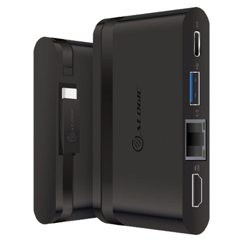 

ALOGIC USB-C Charging Dock (UCTDHDES, Black), No color