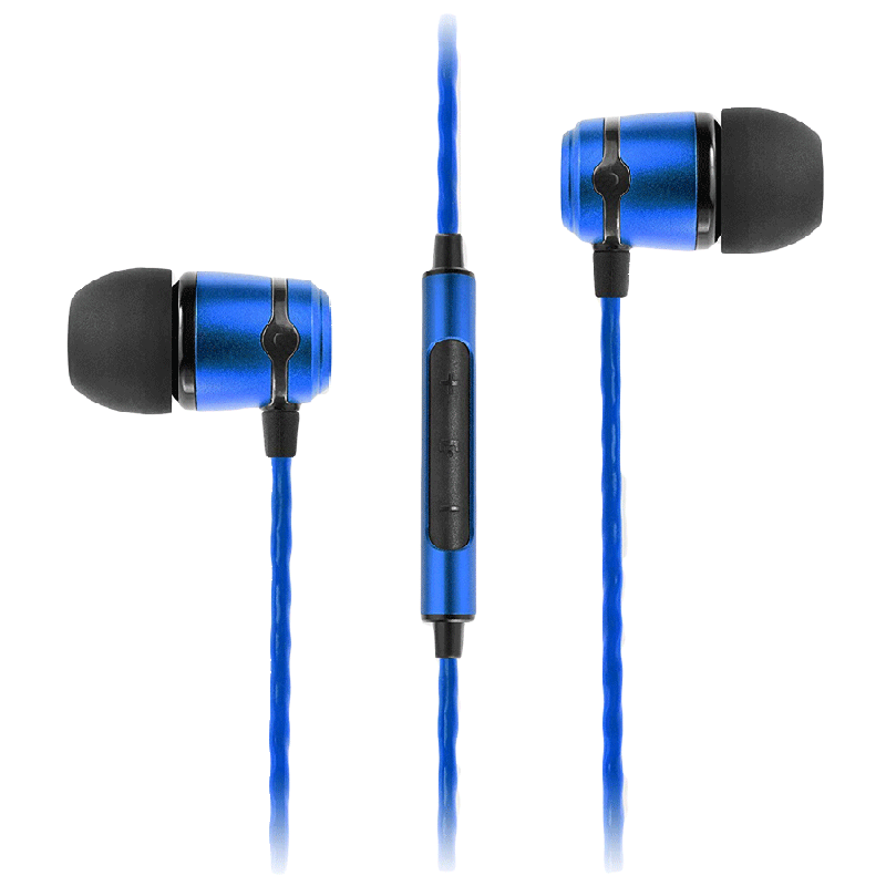 Soundmagic E50C In-Ear Wired Earphones with Mic (Blue)_1