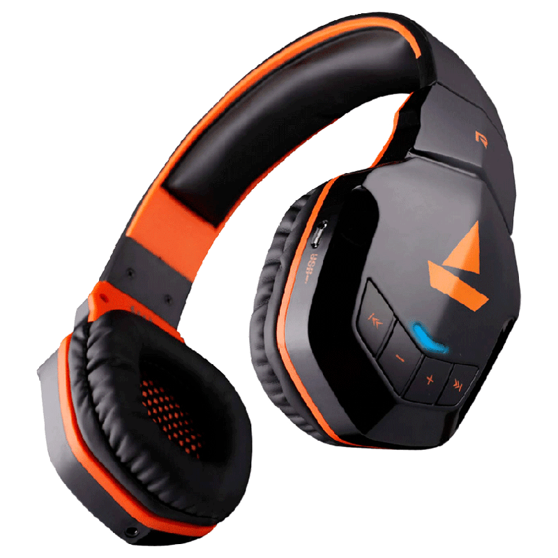 Boat Rockerz 518 Bluetooth Headphones (Orange)_1