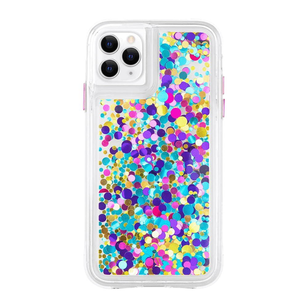 Case-Mate Waterfall Glitter Polycarbonate Back Case Cover for Apple iPhone 11 Pro Max (CM039420, Confetti)_2