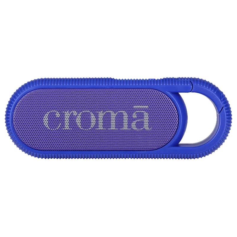 

Croma Bluetooth Speaker With Hook (CRER2107, Blue), No color
