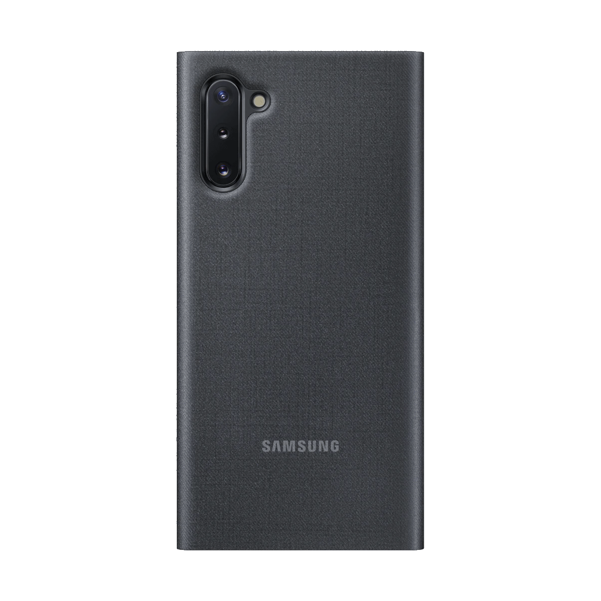 

Samsung Galaxy Note 10 LED View Flip Case Cover (EF-NN970PBEGIN, Black), No color