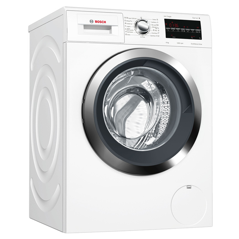 Bosch 8 Kg 5 Star Fully Automatic Front Loading Washing Machine (WAT2846WIN, White)_1
