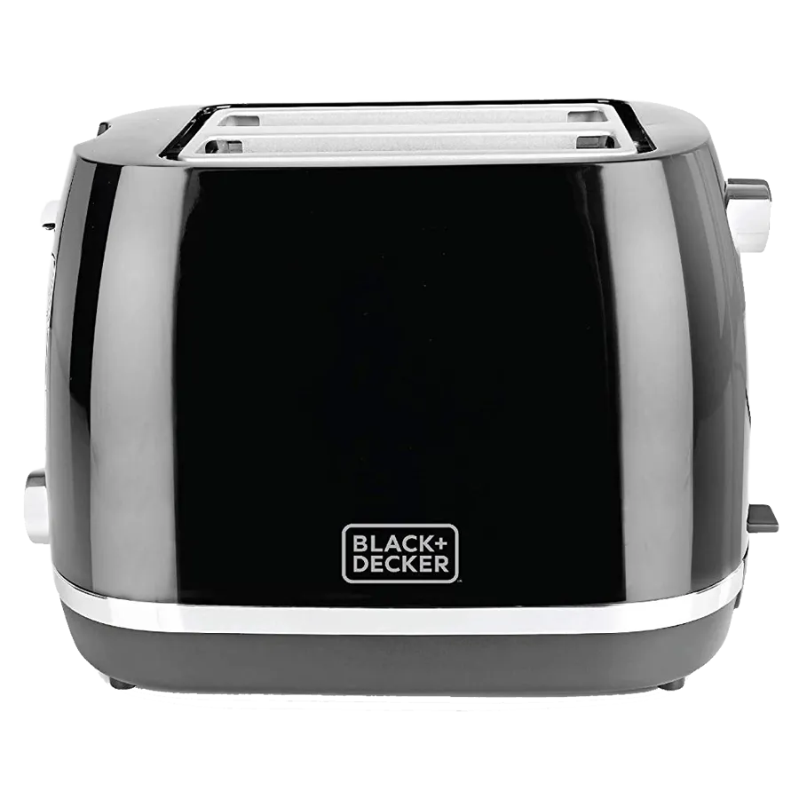 Black & Decker 2 Slice 870 W Toaster with Bun Warmer (BXTO0202IN, Black)_1